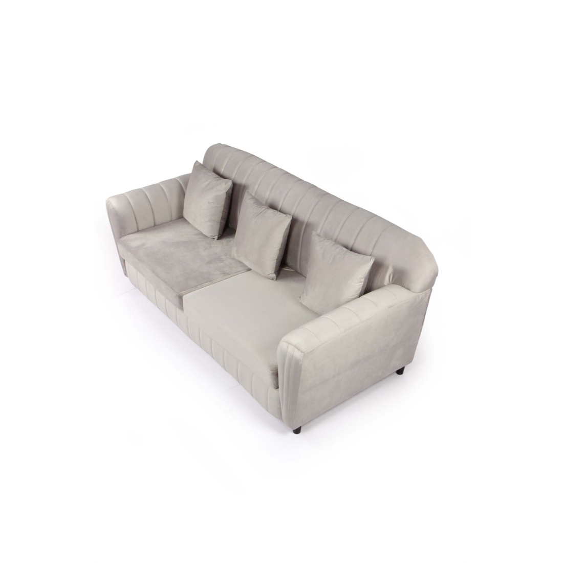 Primrose Augusta 3 Seater Sofa Set - Grey view 3